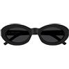 Saint Laurent Occhiali da Sole SL M136 001 Nero/Nero Donna