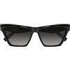 Saint Laurent Occhiali da Sole SL M103 001 Nero/Grigio Sfumato Donna