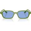 Ray-Ban Occhiali da Sole RB4455 681080 Zuri Verde/Blu Unisex