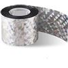 HellDoler Nastro Repellente per Uccelli, Nastro per Spaventare Gli Uccelli per Casa, Giardino e Fattoria,110 mt x 4,8 cm