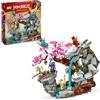 LEGO NINJAGO Santuario della Pietra del Drago Giocattolo, Giochi per Bambini e Bambine da 13 Anni in su con 6 Minifigure, Modellino da Costruire con Armi Ninja e Campo di Addestramento 71819
