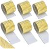 Esforzarse 9600 Pezzi Mini Mirror Tiles, Specchio Mosaico Vetro, Piastrelle di Vetro Autoadesive Piastrelle a Mosaico Mini Quadrate Piastrelle a Specchio Per DIY Artigianato Decorazione (5 x 5 mm, Oro)