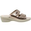 Valleverde 25312A Sandali Ciabatte Donna Pelle Strappo Oro 39/Beige