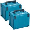 Makita MAKPAC 4 Valigia Valigetta Impilabile 395x295x315mm 2pz