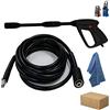 parpyon® Kit Accessori idropulitrice Annovi reverberi - Black Decker Pistola, Lancia, Tubo, Testina ugello per Idropulitrice AR Blue Clean con Attacco rapido per Tubo Acqua ricambi (KIT615TF)