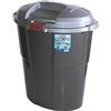 Bama Dado Eco Contenitore di plastica, Grigio, 60 Litri