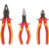 KS Tools 117.1110 Serie di Pinze VDE Ergotorque, 3 Pezzi, 150-200 mm