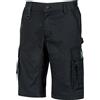 U-POWER Pantaloni da lavoro corti bermuda Upower Solaris FU344BB nero - taglia XXL