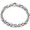 Giovanni Raspini / Catene / bracciale maglia bizantina quadra, misura L / argento - 11064L