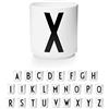 Design Letters Tazzine Caffe con Iniziale (A-Z) | Regali Natale Donna, Regalo Uomo Natale, Decorazioni Natalizie | Tazze Colazione | Porcellana Tazzine Caffe Particolari | Tazze da The, 250 Ml