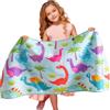 Pameil Telo mare per bambini, asciugamano in microfibra, 140 x 70 cm, asciugamano per bambini, compatto e resistente alla sabbia, asciugamano da spiaggia per ragazze e ragazzi, asciugamano da bagno