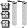 Rrochio Accessori Ricambi per Tineco Floor One S7 Pro, 2 Spazzole a Rullo 3 Filtri HEPA per Aspirapolvere Tineco S6 Lavapavimenti Accessorio di Ricambio Originale