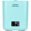 Fockety Lavatrice Portatile, Mini Lavatrice Combinata di Grande capacità da 7 Litri, Piccola Lavatrice Automatica con Touch Screen per Appartamento, (Blu verdastro)