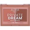 Giufra Srl Astra Make-Up Private Dream Face Palette Blush + Bronzer Tonalità 02 Posh 1 pz Make up