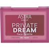 Giufra Srl Astra Make-Up Private Dream Face Palette Blush + Bronzer Tonalità 04 Goth 1 pz Make up