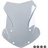 TAZGANTAX Parabrezza Deflettori per Moto R1200GS ADV 2013 2014 2015 2016 2017 2018 R1250 ADV 2018-2023 Motocicletta Deflettore Vento Schermo Carenatura Cupolino Anteriore Potezione (Fumo Feggero)