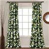 Lush Decor Tropical Paradise - Coppia di tende da finestra, 274 x 132 cm, colore: Verde