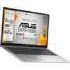 ASUS Expertbook, PC Portatile, cpu Intel Core i3 1315U 13Th 6Core, Ram DDR5 16Gb, SSD pci Nvme 640Gb, 512Gb+128Gb Display 15,6 Led FHD, Wi-Fi 6, 4 USB, BT, lan, Win11, fingerprint, pronto all'uso