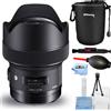 Sigma 14mm F/1.8 Dg HSM Art Obiettivo per Leica L 450969 - 6PC Set Accessori