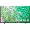 Samsung Crystal DU 8000 Schermo (43") 4K Ultra HD Smart TV Wi-Fi Nero