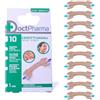 Doctpharma Cerotti Nasali Respira Facile 10 Pezzi, Dilatano le Narici, Riducono il Russare, Ipoallergenici, Dermatologicamente Testati, 5,6 x 1,8 cm