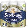Scottonelle Carta Igienica, Morbida e Resistente, Dermatologicamente testata, 36 Rotoli Maxi
