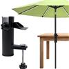 Cisolen Supporto per ombrellone da balcone, supporto per ombrellone da balcone, supporto per ombrellone da balcone, terrazza o tavolo, campeggio