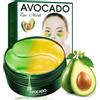 KIYTARBOO 60 Pcs Collagene Patch Occhi, avocado Maschera per Gli Occhi, Patch Occhiaie e Borse, Anti-Rughe e Anti-Occhiaie, Rimuovi Borse e Puffiness, Effetto Idratante e Antietà
