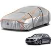 kayme Telo Copriauto Antigrandine, Adatto per Auto a Mercedes-Benz Classe A(2012-2025), Kayme Copertura Auto Antigrandine Impermeabile E Resistente Anti UV Antipolvere Vento, con strisce riflettenti-Grigio.