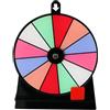 Generic Ruota girevole per premi, Ruota girevole - Gioco gira la ruota staccabile antiscivolo con supporto - Lavagna acrilica cancellabile 12 slot, ruota della roulette per fiere, carnevali, festival,