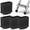 Cabilock Coperture Piedi Scala Antiscivolo 2.75X2.75X1.38In Pad Gomma Resistente Per Piedini Scala Alluminio 4 Gradini Protezione Pavimenti E Stabilità Set 4 Pezzi Per Uso Domestico E Professionale