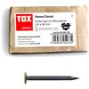 TOX chiodi per quadri Home Classic in acciaio temprato con testa in otton, dimensioni 2,0 x 50 mm, chiodi in acciaio per quadri per quasi tutti i materiali da costruzione, 20 pezzi, 063600104