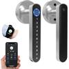 Eseesmart Serratura per porta con impronte digitali, serratura intelligente con controllo app codice, tastiera digitale elettronica biometrica Bluetooth per camera da letto, porta d'ingresso, casa