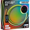Konix Striscia luminosa flessibile e personalizzabile 252 LED Smart Neon Flix Strip 3 m - Sincronizzazione musicale - Compatibile Alexa/Google Home