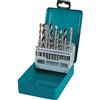 Makita D-59178 - Set di punte da trapano assortite, 18 pezzi