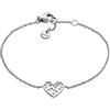 Skagen Bracciale Da Donna Kariana, Lunghezza: 165mm+25.4mm, Larghezza: 11.5mm, Altezza: 11mm Bracciale In Acciaio Inox Argento, SKJ1682040