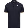K-WAY POLO MANICHE CORTE UOMO BLU