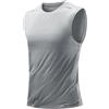 Generic Gilet da corsa traspirante senza maniche Top Stretch Fitness Vest Uomo Asciugatura rapida, grigio, L