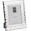 ARTÉ 18x24 Cornice per Foto, Made in Italy, Elegante placcata in Argento, Fascia 5,2 cm, Silver Plated antiossidante, Bellissima Cornice in Silver Plated con Retro in Legno Mogano E142/18x24