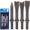 TC TECHNIC Scalpello pneumatico 4x corto, esagono incassato, punta da 125 mm