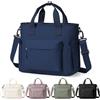 HPLQQ Borsa Termica Porta Pranzo, Borsa Frigo Pranzo per Alimenti Mantenere Caldo o Freddo Lunch Bag per Donna Ufficio, Viaggio, Picnic, Campeggio,A5-Blu Marino