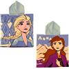 IL BOTTEGONE Poncho mare in microspugna personaggi per bambini accappatoio spiaggia piscina (Frozen)