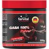 fairvital GABA in polvere, acido gamma-aminobutirrico puro al 100%, VEGANO, 300 g di polvere