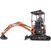 Deleks Miniescavatore compatto 18 Q.li motore Kubota D902, girosagoma