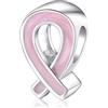 LES FOLIES DI PAOLA GRIECO Charm Nastro rosa Nascita Bambina in argento 925 - Les Folies per Pandora
