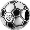 LES FOLIES DI PAOLA GRIECO Charm Pallone Palla Calcio Calcetto Squadra Juventus Milan Inter in argento 925 - Les Folies per Pandora