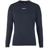 Craft Uomo ADV Essence LS Tee 2 Blaze - Maglia Funzionale Traspirante a Maniche Lunghe XS con Zone a Rete - Maglia da Allenamento in Poliestere Riciclato per Fitness e attività all'aperto