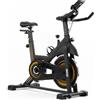 BAKAJI Cyclette Spinning Bike con Display LCD e Bluetooth con Connessione ad App Fitness, Bici Allenamento Palestra con Sediolino Imbottito Regolabile, Ideale Cardio, Gambe, Pancia, Fianchi, Home Gym