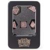 Epic Forge Set di 7 dadi in metallo, 14 mm, colore: bronzo solido