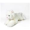 DQB DeQUBE Fondazione BOCALAN - Peluche gatto bianco sdraiato 25 cm - + 0 mesi (DeQube 939D00301)